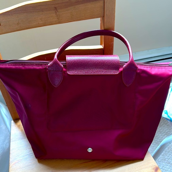 Original long champ -Le Pliage medium nylon tote bag - Picture 2 of 3